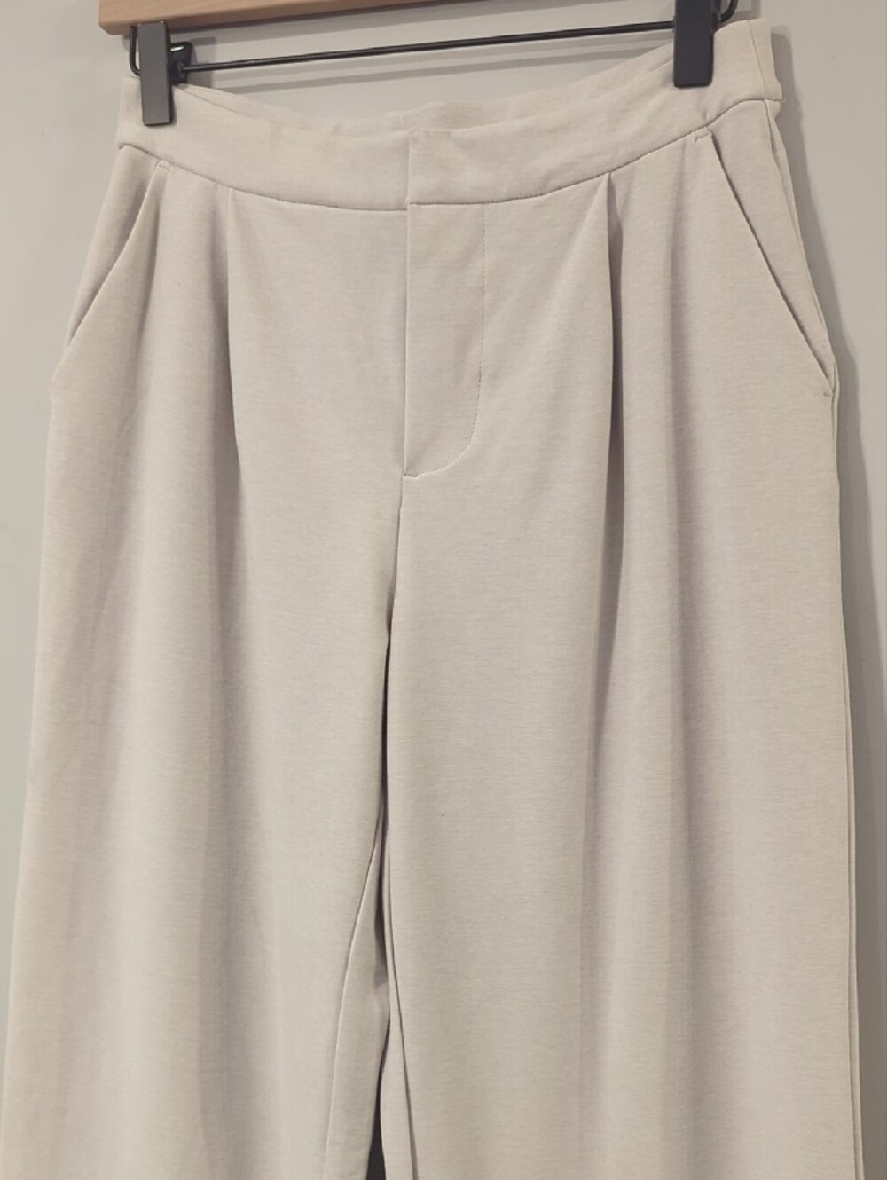 Vuori Elevation Trouser Ecru Heather size Small Wide Leg Pants - Picture 5 of 9